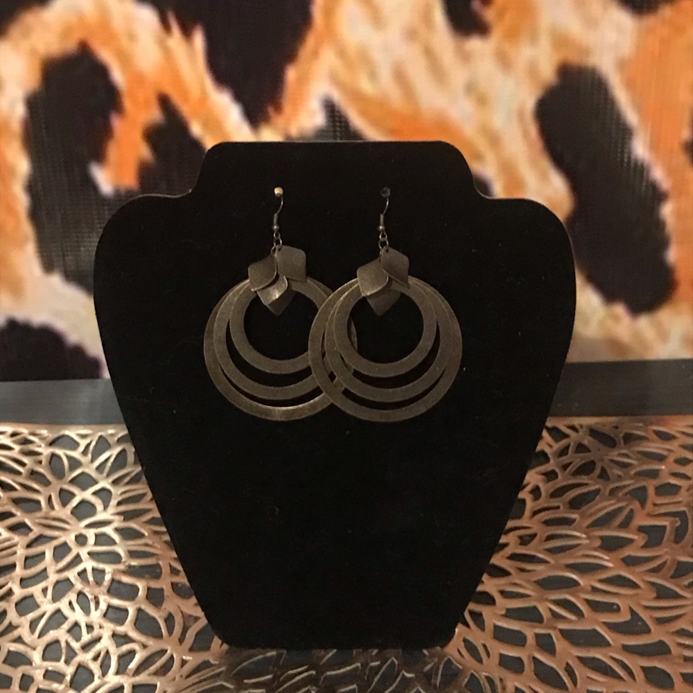 Gold earrings
